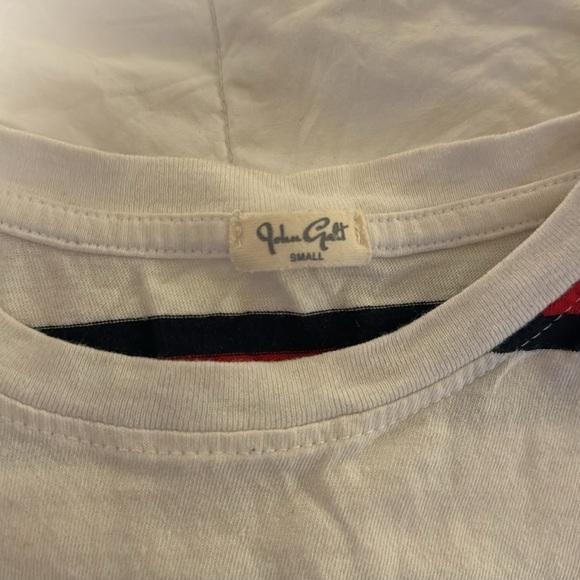 Striped cropped t shirt - Picture 2 of 2